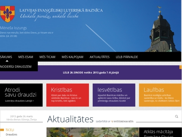 Latvijas evanģēliski luteriskā Baznīca, 