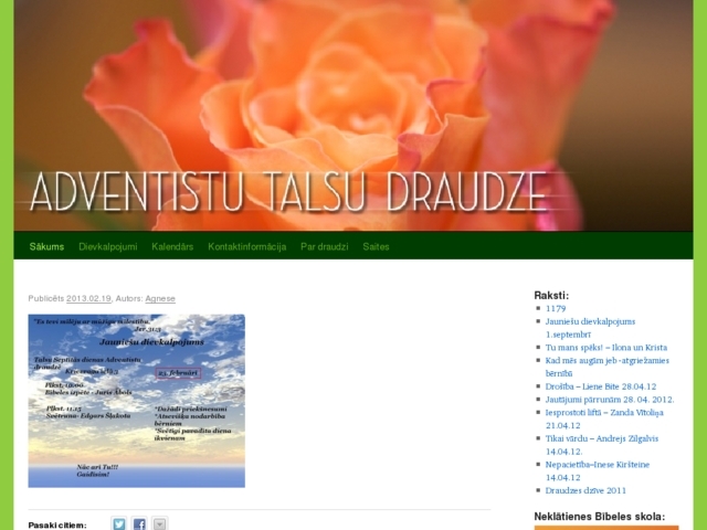Septītās dienas adventistu Talsu draudze, 